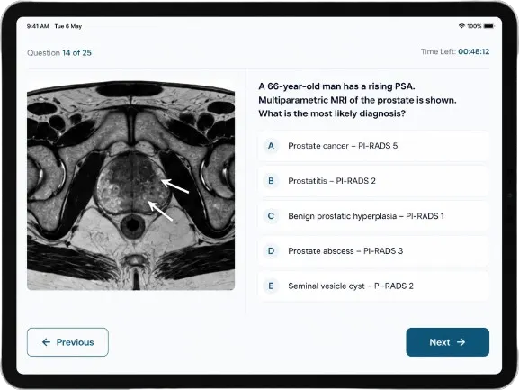 Image Based Question app mockup