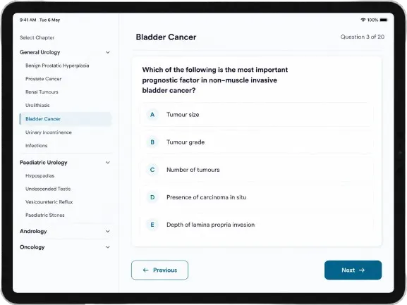 Chapter Wise app mockup